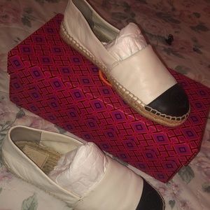 tory burch block flat espadrille